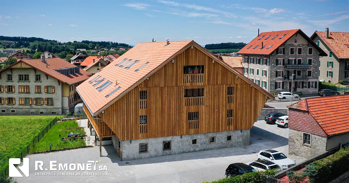 The Ferme en Gremy renovated by R. Emonet SA
