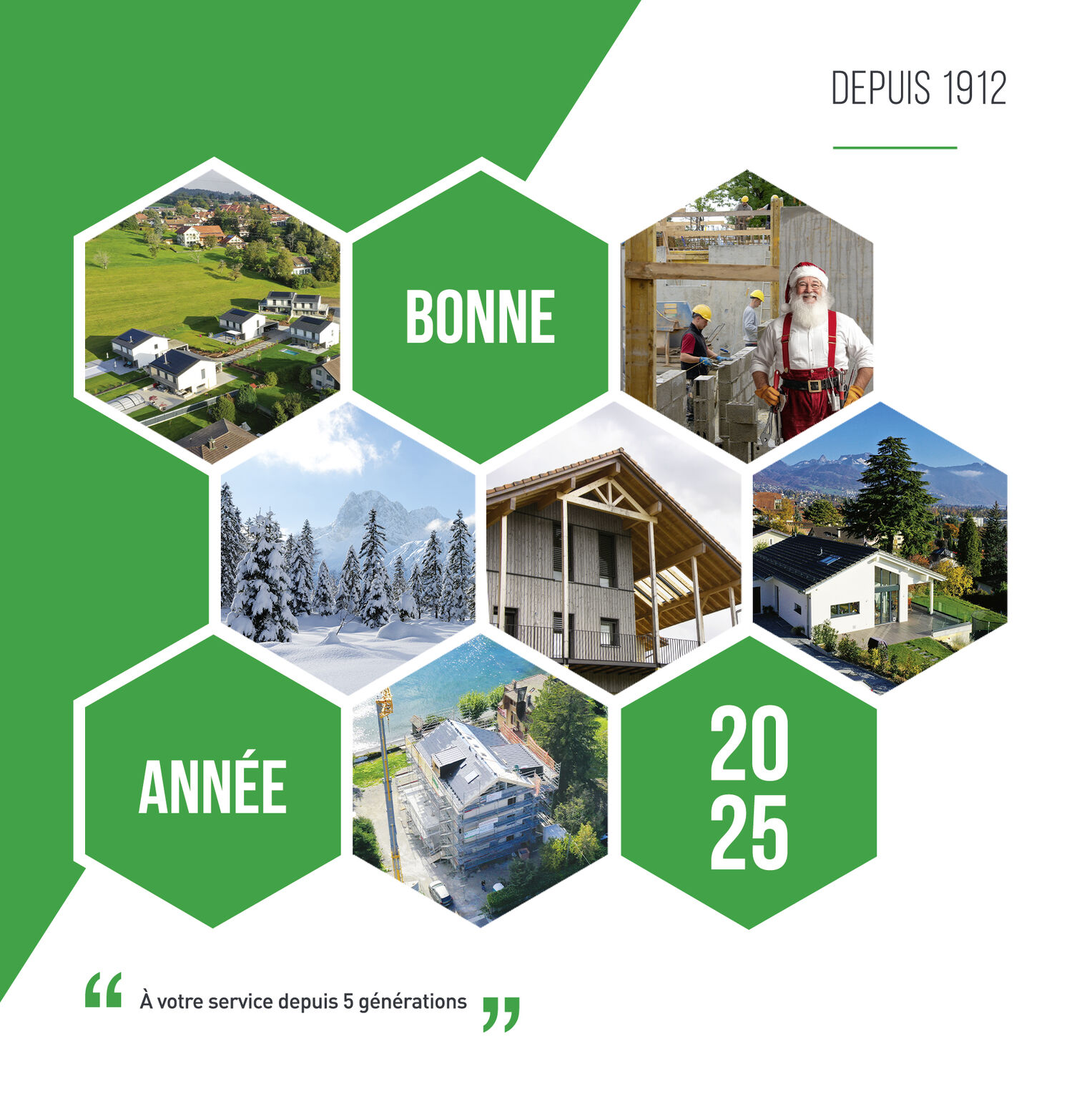 Carte de vœux R. Emonet SA : Bonne année 2025