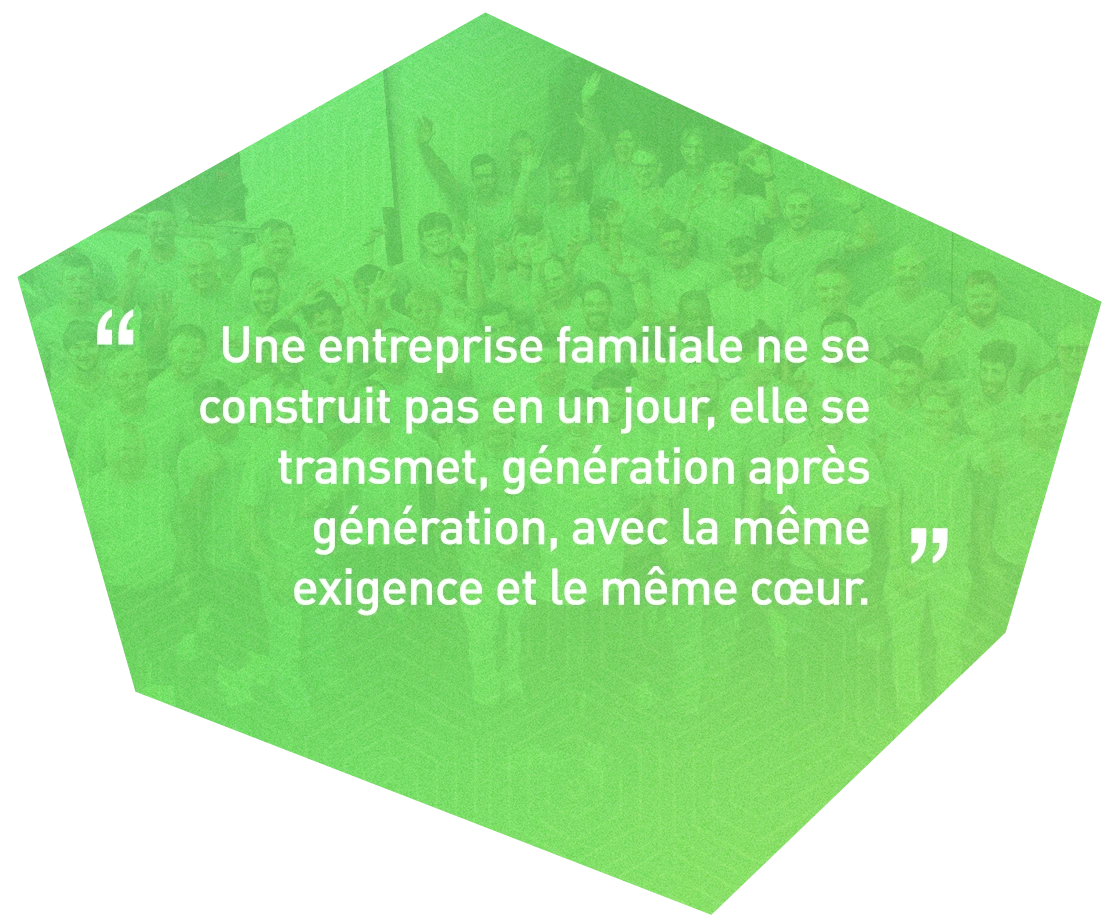 Citation : une entreprise familiale se transmet de génération en génération