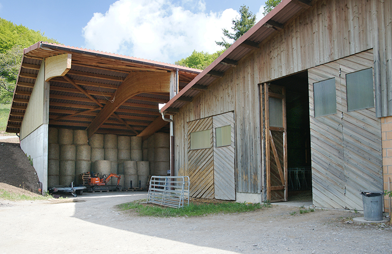 Rural agricole en bois construit par R. Emonet SA